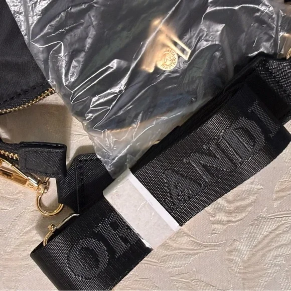 Valentino Orlandi Black Crossbody Bag and Matching Wallet New With Tags